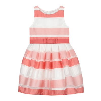 J by Jasper Conran Girls' pink striped dress